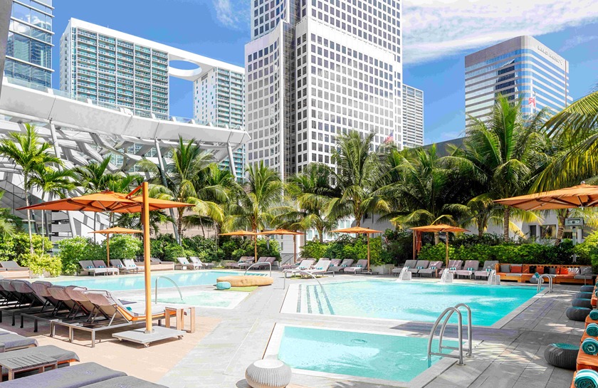 Hotel EAST Miami na expectativa de hóspedes para o Prêmio de Fórmula 1