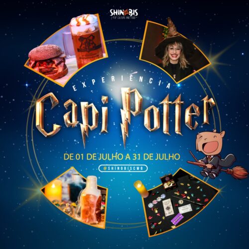 Capi Potter volta ao Shinobis com aulas e feitiços – Where Curitiba