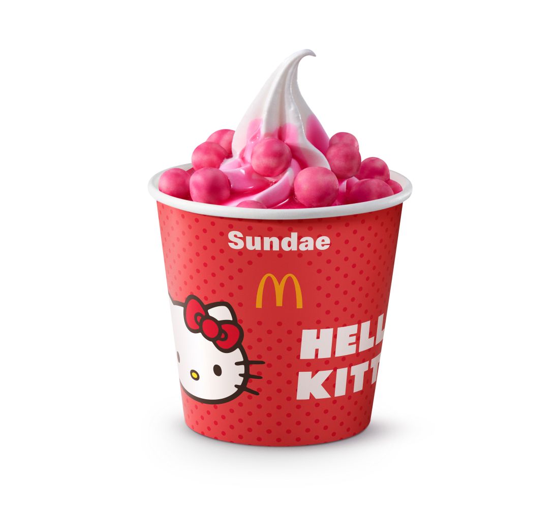 Collab de McDonald's e Hello Kitty traz pelúcias e novas