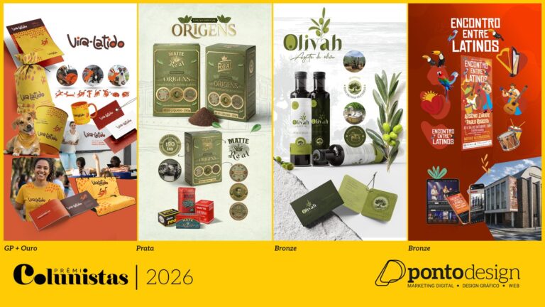 Pontodesign é a Agência de Design do Ano no Prêmio Colunistas Sul 2026 ...